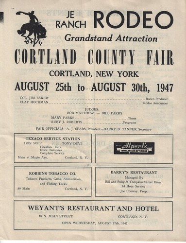 Rodeo cortland county - rodeo, fair