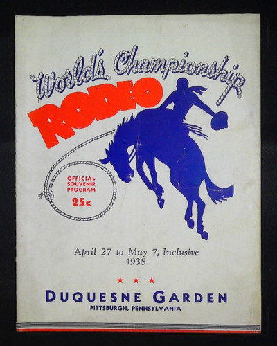 Worlds championship rodeo - worlds, 1938