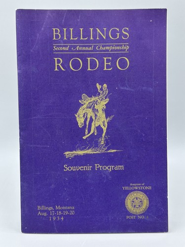 1934 billings montana rodeo - billings,