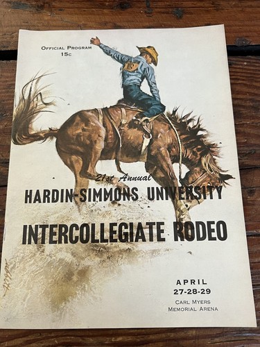 Vintage 1967 hardin simmons - 1967, hardin-simmons