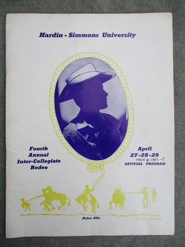 Vtg 1951 hardin simmons fourth - 1951,