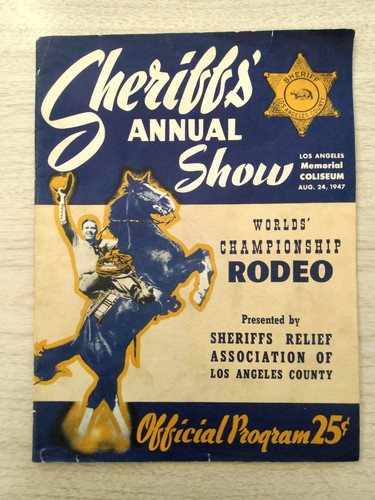 Vintage sheriffs annual - vintage, rodeo