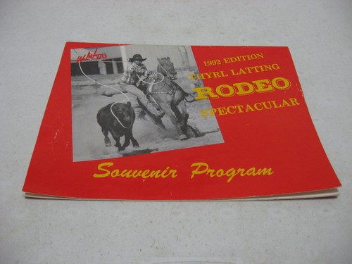 1992 souvenir program thyrl - 1992,