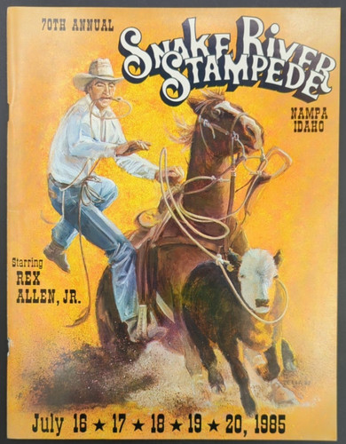 Snake river stampede program - stampede,